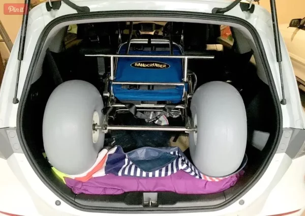 sandcruiser in boot